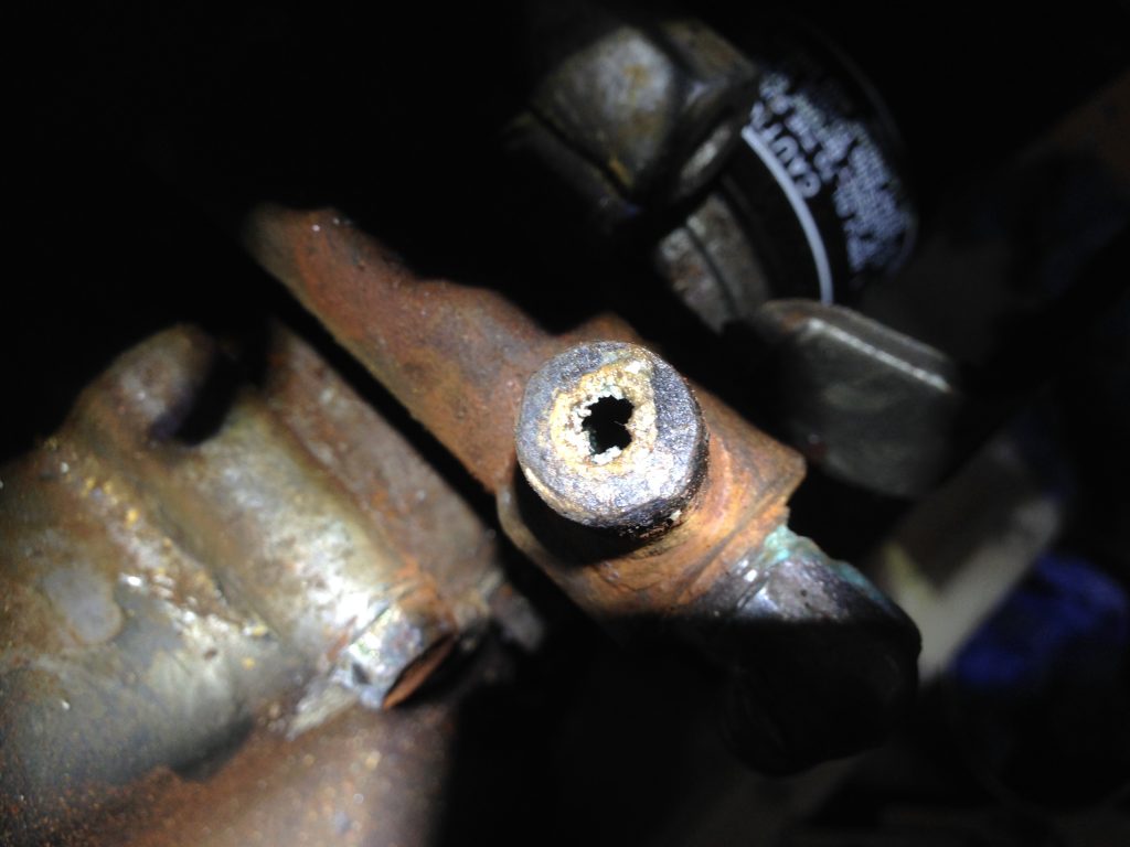 Clean the raw water passages on your engine with Rydlyme Triola